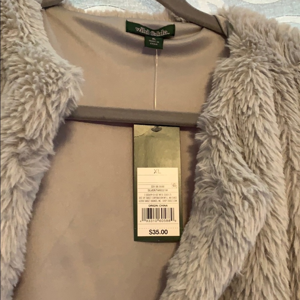 Target grey fur jacket - Picture 2 of 2